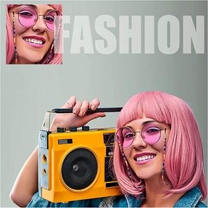 Boho Lanyard: Glasses or Mask, Adjustable, Silicone Loops, for Women Men Kids